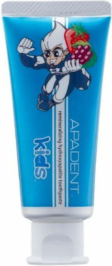 Sangi Apadent Children's Toothpaste for 3+ Years with Strawberry Flavor Fluoride-Free 60g