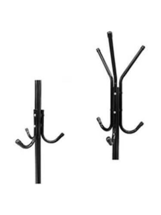 Leon Metal Coat Rack Black 42x42x167cm