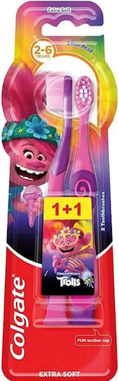 Colgate Set Periuțe de Dinți pentru Bebeluși pentru 2+ Ani 2 Bucăți 2 Bucăți