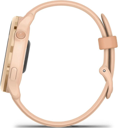 Garmin Vivoactive 6 Aluminium 42mm Αδιάβροχο Smartwatch με Παλμογράφο (Pink Dawn)