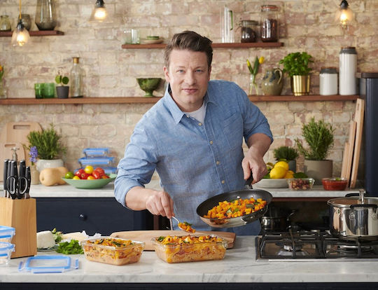 Tefal Jamie Oliver Уок от Неръждаема Стомана 28см