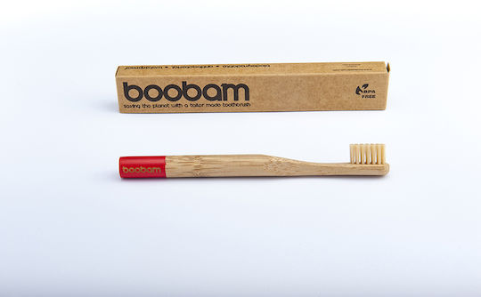Boobam Boobam Kinderzahnbürste Für 3+ Jahre Rote