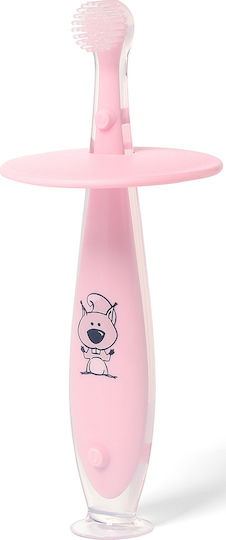 Babyono Baby Toothbrush for 6m+ Pink