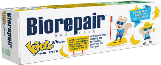 BioRepair Pastă De Dinți Pentru Bebeluși 0m+ Cu Aromă De Banane 50ml