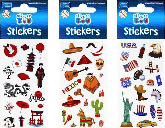Sticker Boo Aufkleber (Verschiedene Designs/Sortiment von Designs) 1St