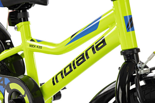 Indiana Rock 14" Bicicletă pentru copii BMX cu Cadru din Aluminiu (2024) Verde