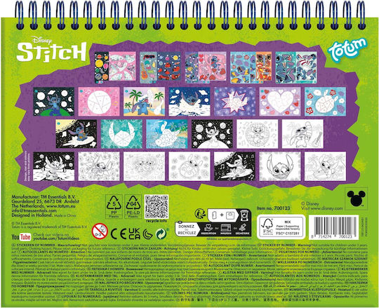 Kreativ-Set Totum Stick- & Malbuch-Aufkleber 2 in 1