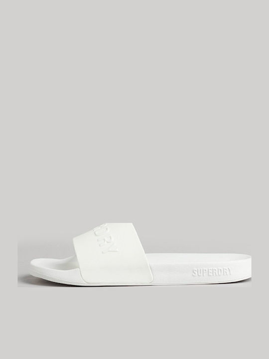 Core Logo Vegan Women's Slides White