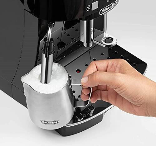 De'Longhi Magnifica S Αυτόματη Μηχανή Espresso 1450W Πίεσης 15bar για Cappuccino με Μύλο Άλεσης Μαύρη ECAM21.110.B