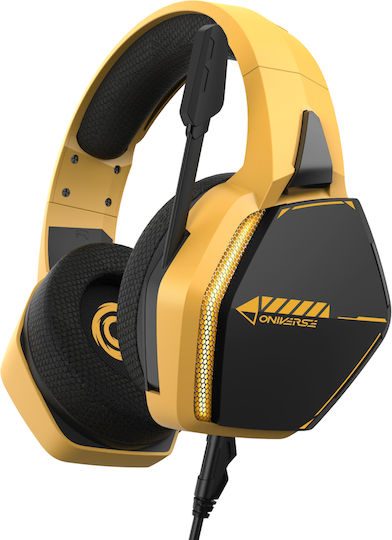 Oniverse Nebula Solarfire Over Ear Gaming Headset με σύνδεση 3.5mm Nebula Arctic White for PC / PS4 / PS5 / XBOX