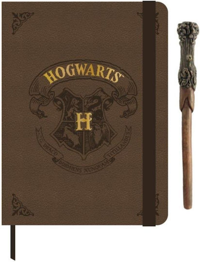 Cerda Harry Potter Notizbuch A5 mit Punkten mit Stiftetui Braun
