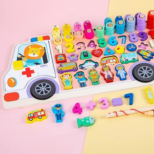 Creative Montessori Joc Educațional Litere și numere din Lemn pentru 3+ ani Ani