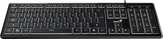Genius SlimStar 820 Πληκτρολόγιο Αγγλικό UK Λευκό