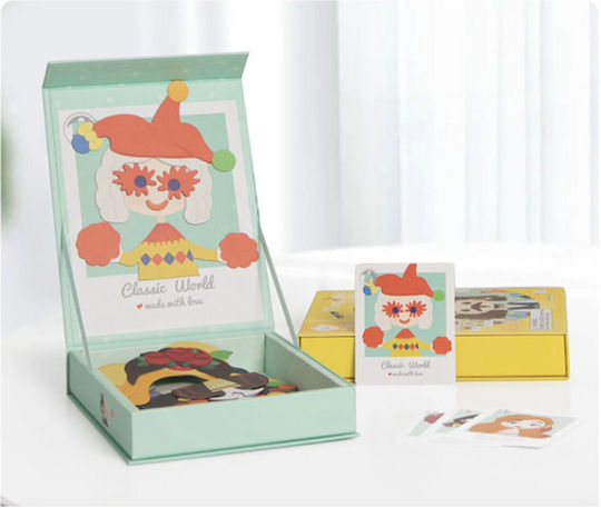 Classic World Магнитна Конструктивна Игра Girl's Photo за Деца 3++ Години