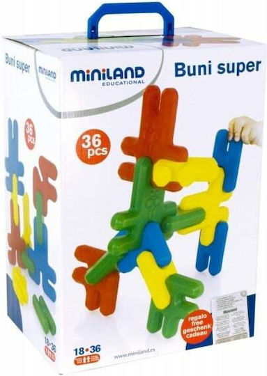 Miniland Παιχνίδι Κατασκευών Πλαστικό Buni Super