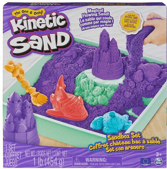 Spin Master Kinetic Sand Purple Construction & Building Toy for Children Aged 3+