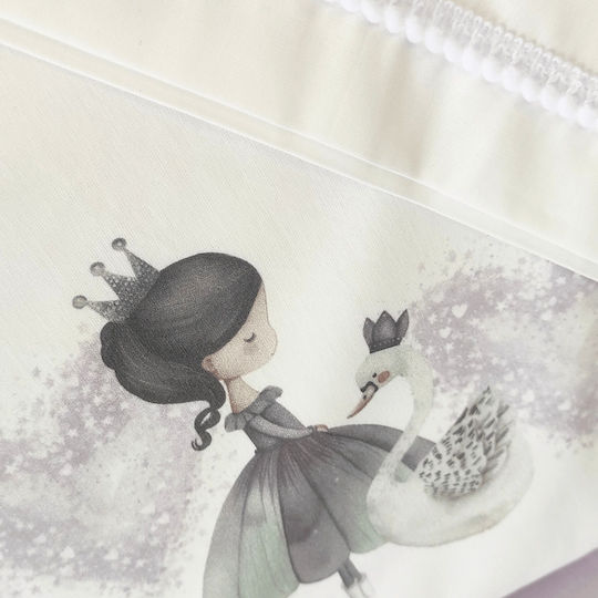 Borea Odette Baby Sheets Set Crib Cotton White 120x160cm 3pcs