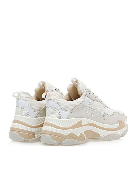 Sneakers Pentru Femei Off White / Bej M116W037324A
