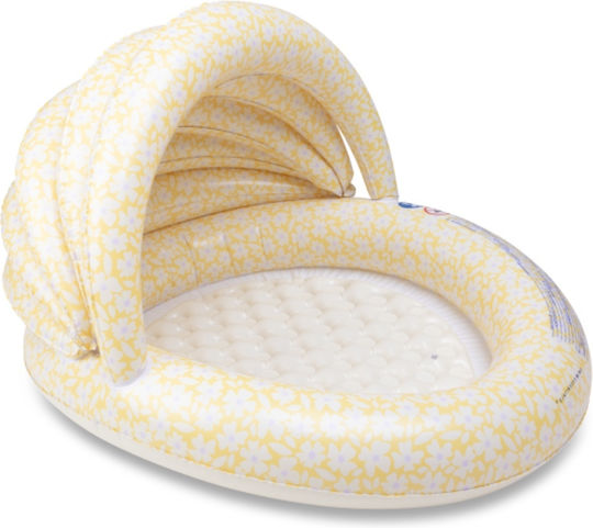 Swim Essentials Children's Round Swimming Pool PVC 100lt Inflatable 100x100cm Yellow