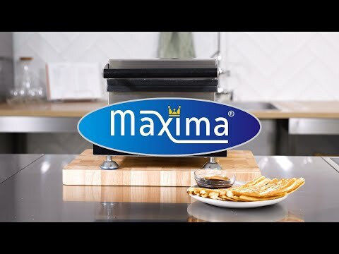 Maxima Gewerbliches Waffeleisen Einzeln für Waffeln in Form von Stick 09374222
