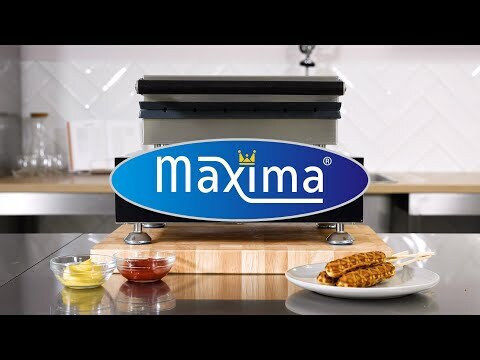 Maxima Gewerbliches Waffeleisen Einzeln für Waffeln in Form von Stick 09374242
