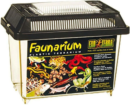 Exo Terra Faunarium Ενυδρείο Ερπετών Terrarium Μαύρο 23x15.5x17cm