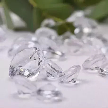 Beauty Home Plastik Perlen Handarbeit Transparent 12mm 110gr