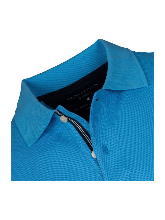 Polo Short Sleeve Light Blue Blouse