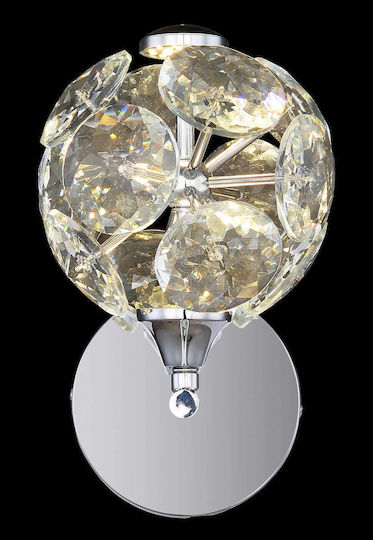 Globo Lighting Φωτιστικό Τοίχου Ασημί