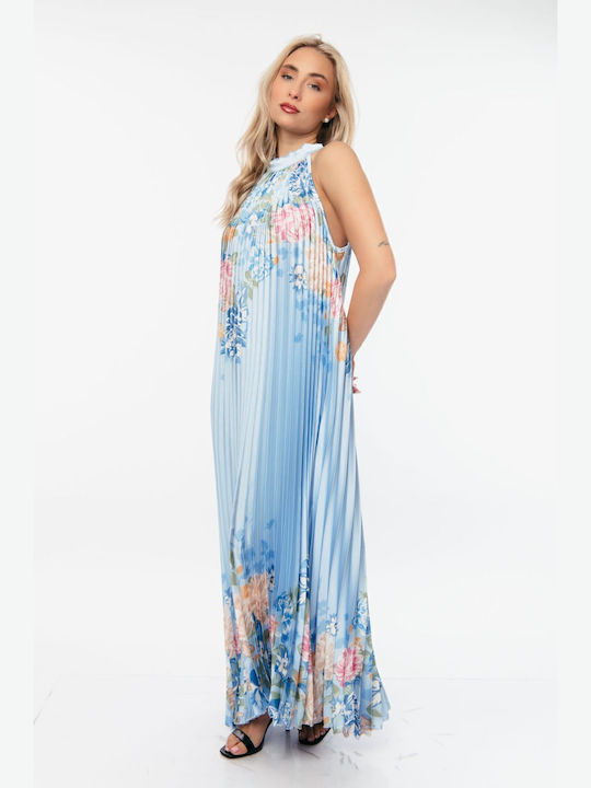 Summer Maxi Dress Light Blue
