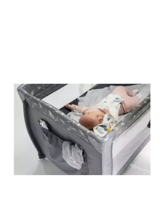 Lionelo Stefi Plus Playpen 2 Levels with Mattress Olive Green