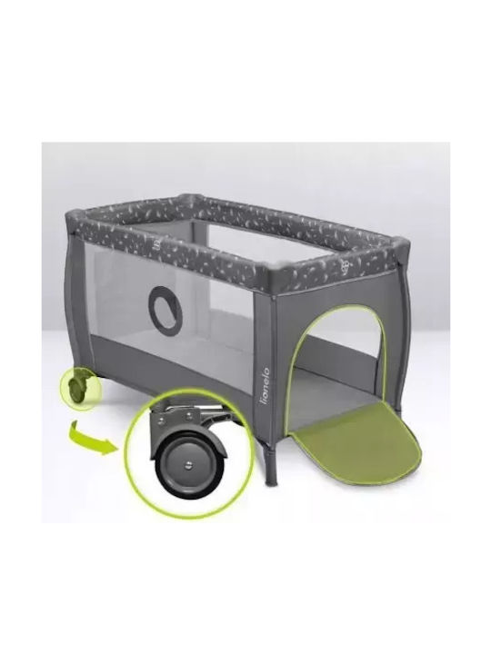 Lionelo Stefi Plus Playpen 2 Levels with Mattress Olive Green
