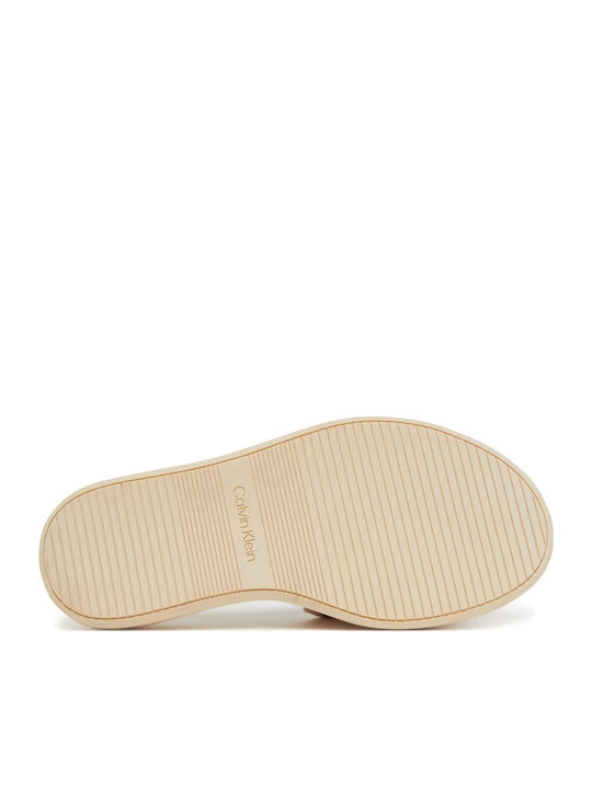 Γυναικεία Σανδάλια Flatforms Μπεζ