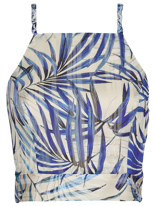 Women's Crop Top with Straps Multicolour