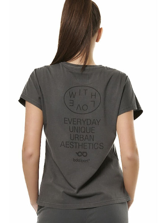 Γυναικείο Oversized T-shirt Charcoal Grey
