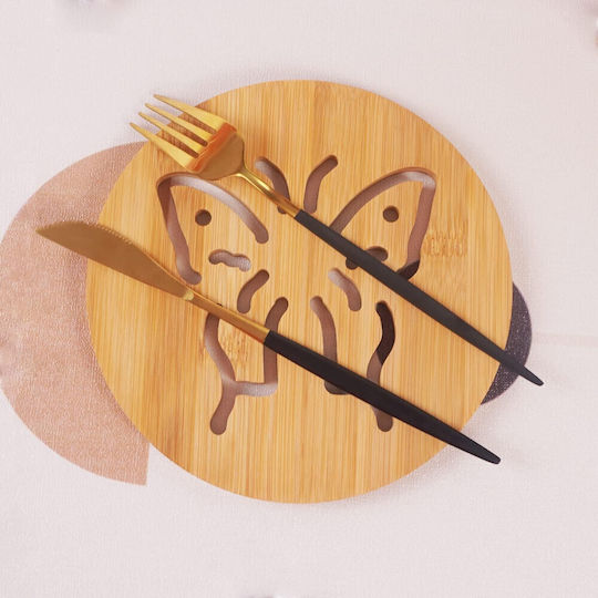 Tischsets für Kochutensilien Holz