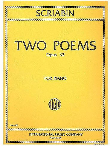 Scriabin Two Poems Op.32