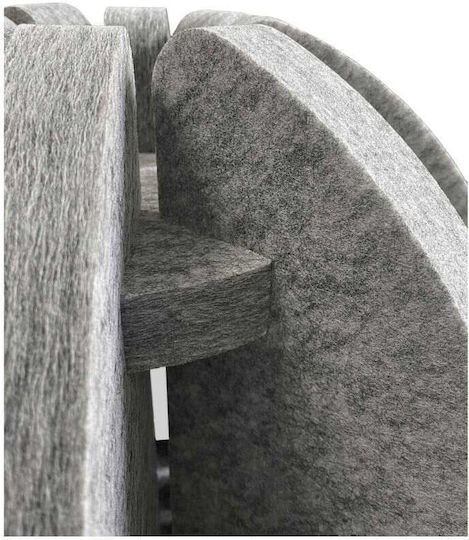 Audiodesigner Radial Sphere 5 Grey Set Audio Treatment Panel (2 Pieces) 50cm x 50cm in Grey Color