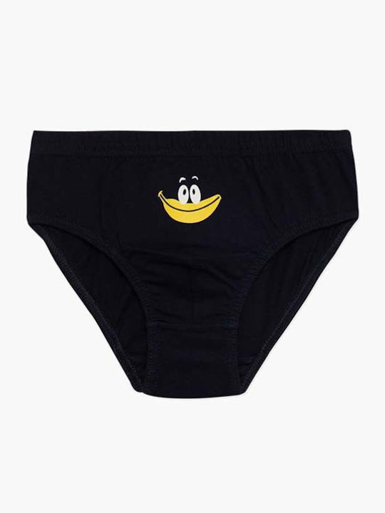 Minerva Marinroyagrey Set of Kids' Briefs Marine, Royal Blue, Grey Melange