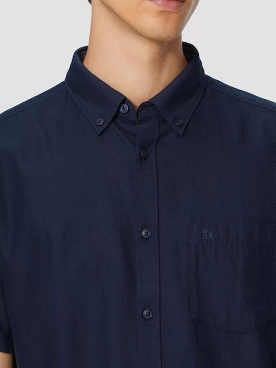 Kurzärmelig Damen Hemd Navy