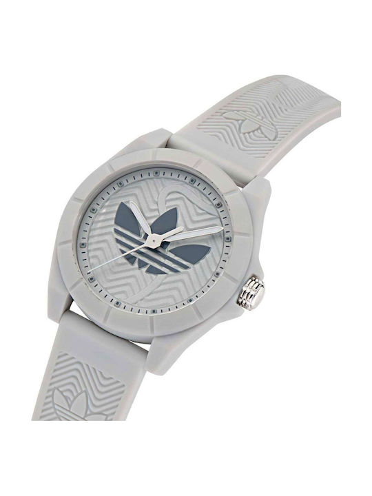 adidas Project Women's Watch with Gray Rubber Strap