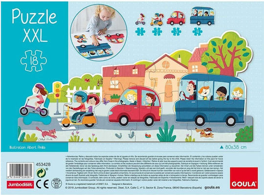 Kinderpuzzle Fahrzeuge Goula