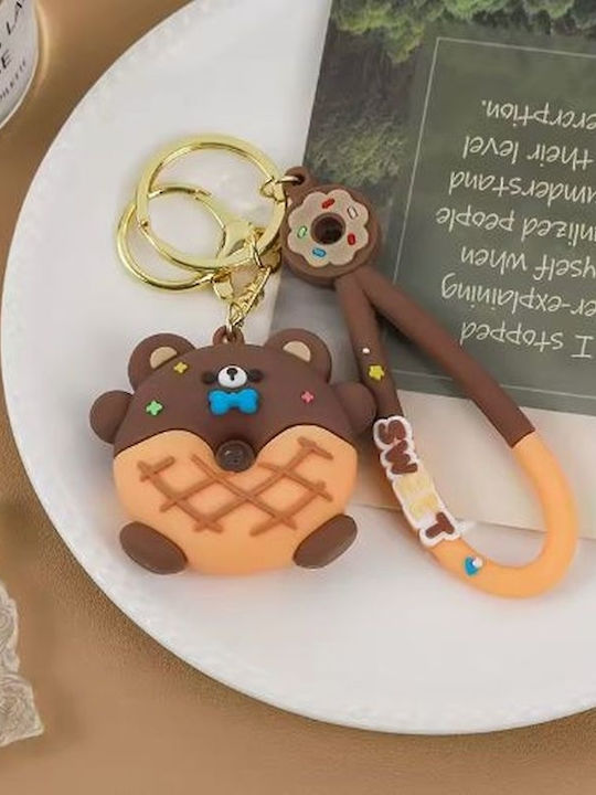 Breloc cu Ursuleț și Clopoțel în Formă de Gogoșă Crea