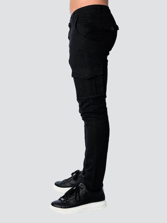 Trousers Cargo in Regular Fit Black