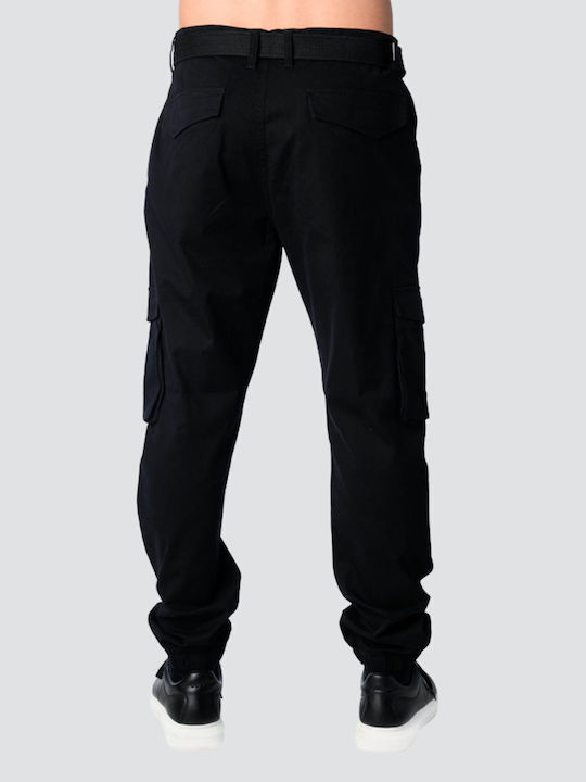 Herrenhose Fracht Reguläre Passform Schwarz