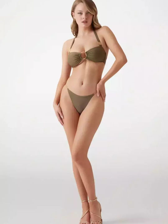 Bikini Inferioare Slip Kaki
