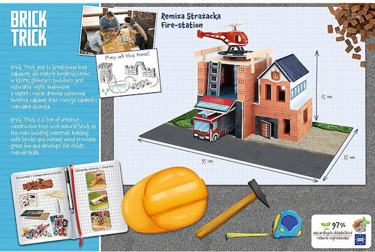 Trefl Ceramic Construction Toy Brick Trick Xl Fire Station