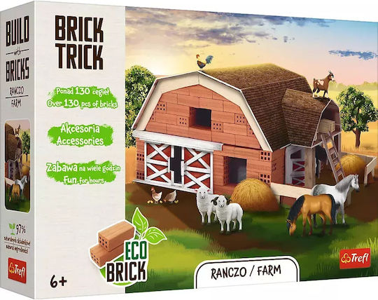 Trefl Keramik-Bauspielzeug Brick Trick L Farm