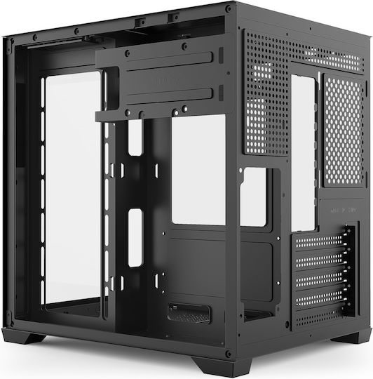 ProGaming Ambra Cube Carcasă PC Cu Deschidere Laterală Și Iluminare ARGB Neagră