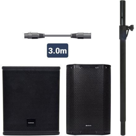 Citronic Cs810a Πακέτο Ενεργών Ηχείων 8'' Πλαστική Καμπίνα Subwoofer 10'' Σετ